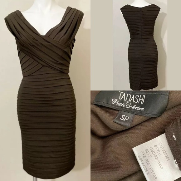 Tadashi Shoji Dresses & Skirts - TADASHI Collection Brown SP Formal Dress SP